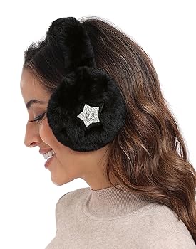 Amazon.com: HDE Women's Fuzzy Faux Fur Earmuffs Foldable Ear